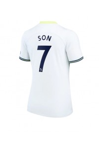 Tottenham Hotspur Son Heung-min #7 Voetbaltruitje Thuis tenue Dames 2022-23 Korte Mouw